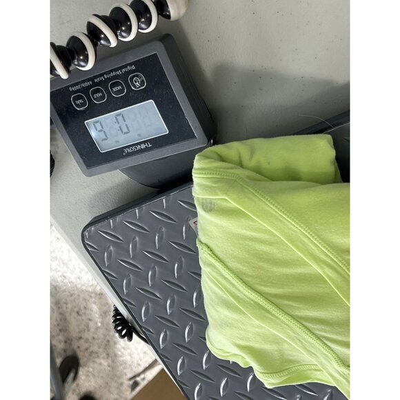 Zella V-neck Athletic Top Women M Neon Green Loose Fit Workout Athleisure Comfy - Picture 7 of 7